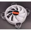 Fans Refrigeraciones 12 cm Sinfonía silenciosa Luminoso Cristal Claro Computadora Ventilador de enfriamiento Caja RGB