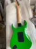 UV777 Universe 7 String Vai Green Electric Guitar HSH Pickups, Tremolo & Locking Nut, Disappearing Pyramid inlay, Black Hardware