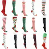 AM Compression Chaussettes Chrismas Series Hommes Femmes Chaussettes Idéal pour courir en plein air Randonnée Vol, Chaussette d'allaitement respirante pour l'athlète Y1222