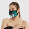 Maschera di Natale luminoso 15 colori che cambiano Maschera Viso d'ardore LED per maschere mascherata fumetto luci Led stampati di Natale per adulti