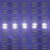 SMD 8520 120LEDS / M LED STRUGID STRIP LIGHT Double Row Hard Bar SMD LED HARD BAR Vit / varm vit