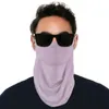 Diverses masques de demi-cagoule de couleur Masques en plein air bandanas écharpe bandeau de bande de protection lavable masque2pcs carbone 5865118