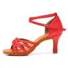 Vente de chaussures de danse de danse rouge pour femmes