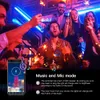 Rüya Renk Led Şeridi Uzaktan 5m 10m Dahili IC IC RGB 5050 LED Esnek Işık Smrart Bluetooth Uygulama Kontrolü Kontrolü 7096337