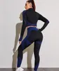 Chándales para mujer traje de yoga alinear pantalón Fitness gimnasio gimnasio Leggings 2 piezas trajes deportivos de interior al aire libre ropa deportiva para mujer Yogaworld tech conjuntos de entrenamiento de lana chaqueta de sujetador