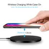 Wireless Chargers 10W Snelle QI-opladen voor iPhone XS MAX XR X 8 Plus Samsung Galaxy S10 S10 + S10E PAD