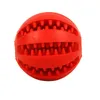 5cm cão de estimação brinquedos bola engraçado interativo elasticidade cão mastigar brinquedo para cão dente limpo bola de alimentos extratough borracha ball3379596