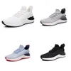 Vente en gros chaussures de course sans marque hommes femmes noir blanc gris bleu clair respirabilité légère hommes formateurs mode sports de plein air baskets 36-45