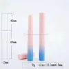 8,1 mm rosa Farbverlauf leere Lippenstift Tube Make-up kosmetische Lippenbalsam Flasche Großhandel Rouge Klebestift Behälter