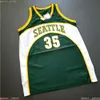 Özel Dikişli Kevin Durant Jersey Yeşil XS-6XL Erkek Gerileme Basketbol Formaları Ucuz Erkek Kadın Gençlik