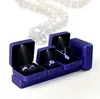 Luxury Pu Leather Jewelry Box for Ring Bracelet Necklace Earring Cases Gift Boxes Presentation Box Wedding Gift Organizer