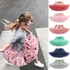 Gonne Ttu per bambini Fashion Girls Short Ball Gown Skirt Mesh Garza Princess Dress Childrend Cute Minigonne 27 stili