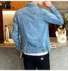 Men Blue Denim Jacket Plus Size Bomber Jacket Hoge kwaliteit Casual Slim Vintage Jean Jacket Harajuku Fashion Coat 201127