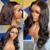 Body Wave 360 ​​Lace شعر مستعار بشعر بشري 360 فرشًا أماميًا للنساء مسبقًا