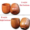 Hot Environmental protection renewable log material wooden tea mugs cups roses Green tea cups Coffee milk cups 9066