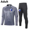 2020 2021 FC Kopenhag Futbol Eşofman Setleri Yetişkin Futbol Koşu Ceket Pantolon Sivdetme Spor Kış Futbol Eğitim Takım Koşu Setleri