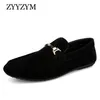 Zyyzym男性のローファーの靴春の夏のカジュアルスリップ軽い群れの青少年の通気性の平らな履物220113