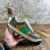2021 Çıkış Ayakkabı Lüks Tasarımcı Erkek Kadın Sneakers ACE Yeşil Kırmızı Çizgili İtalyan Klasik Rahat Ayakkabılar