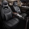 car seat cover leather black