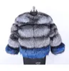 Echtpelz Gras Jacke Frauen Winter natürliche Pelzweste Mode kurze Luxus Pelzmantel 201112