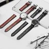 Krokodyl wzór design męski skórzany opaska ze zegarkiem ze stali nierdzewnej automatyczna złota klamra 18 mm 20 mm 22 mm 24 mm straps1585399