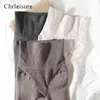 Super tjock köldbeständig legging Pregant Soft High Waist Legging Kvinna Solid All-Match Velvet Varm Leggins Kvinna 211221