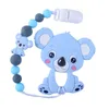 NEW GUM PAWIGER Chain Set Baby Products Silicone Pacifier Chain Koala Cartoon Toy Bite