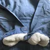 Mkass män jacka kappa trendig varm fleece denim jacka vinter mode mens jean jacka outwear male cowboy plus size 6xl 201128