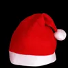 12 stili Spedizione veloce nuovo ornamento natalizio Cappello di Natale comune rosso per adulti Cappello da Babbo Natale / cartone animato per bambini