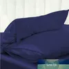 Solid Queen / Standard Silk Satin Pillow Case Beddengoed Kussensloop Smooth Home