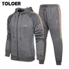 Erkek Set Rahat Spor Erkekler Hırka Hoodies + Pantolon Spor İki Adet Kazak Sweatpant Erkek Moda Patchwork Eşofman 201124