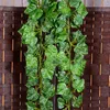 Urijk 95 cm en plastique plantes artificielles fleurs feuilles vertes décorations de noël pour la maison de mariage décor fausses fleurs chaîne DIY1166952