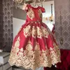 Baby Girl Dresses Lace Embroidery Christmas Dress Wedding Gown Children Clothing Kids Dresses For Girls Children Ceremony Party2042120