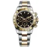 Reloj de lujo para hombre serie 116500LN reloj de pulsera mecánico automático 40mm bisel de cerámica reloj luminoso de acero inoxidable moda waterp197s
