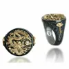 5pcs Europe and the United selling men twotone Rings Domineering Chinese Dragon Bright black Men Personality Rings G608865682