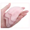 Rose Quartz Jade Guasha Board Natural Stone Scraper Chinese Gua Sha Tools for Face Neck Back Body Acupuncture Pressure Therapy6981514