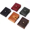 2019 Genuine Leather Women Wallet Slim Coin Purse Female Small Double Zipper Rfid Walet Card Id Hold for Girl Money Bag Designer317F