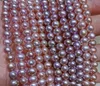 Fine 89mm Natural Muscatel purple grapes Pearl Necklace Bracelet Earrings Set4219121