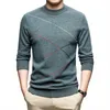 COODRONY Marque Automne Hiver Épais Pull Chaud Haute Qualité Laine Mérinos Pulls Mode Casual O-Cou Pull Hommes C3034 201123