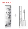 QIBEST Trucco Mascara nero 4D Curling Mascara spesso Volume Ciglia Make up Mascara allungante impermeabile Occhi Cosmetici