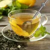 200pcs 18cm Stainless Steel Spoon Retractable Ball Shape Metal Locking Spice Tea Strainer Infuser Filter Squee1033578