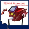 4 laser de comprimento de onda picosecond 755 1320 1064 532nm máquina laser pico para sobrancelha rreemover e casca de carbono toda cor de tatuagem remover