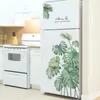 Зеленая жизнь северной стиль листьев черепахи Стены Стенка для гостиной холодильник Дверь стены