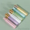 10 ml Mini Roll On Roller Fles Geur Glasflessen Rose Gold Essential Oil Fles Roller Ball Parfum Container 500 Stks T1i3497