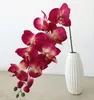 10P Phalaenopsis Орхидея цветок 78см Искусственная симуляция орхидеи белый / розовый / фуксия / фиолетовый / зеленый / синий цвета для свадебного цветка Y200104