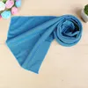 10 Colors Ice Cold Towel 30*80cm Double layers Quick Dry Soft Breathable Cooling Towel Summer Anti Sunstroke Sports Towels