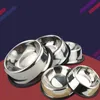 Stainless Steel Dog Cat Bowl Non-slip Pet Feeder Pet Bowl Pets Supplies Cat Food Bowl Pet Dog Accessories VTKY2332