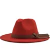 Sombrero de Jazz de invierno, sombreros formales, gorra de ala ancha para hombres y mujeres, gorra de Panamá, gorras Fedora de fieltro, accesorios de moda para mujer, sombrero Trilby para mujer, NUEVO