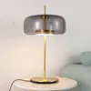 Creative mushroom glass table lamp Nordic minimalist modern designer living room study bedroom bedside table lamp led 110-240V