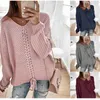 Women's Sweater Sweater Losse Panel Gebreide Top Winter Kleding Dames Dames Plus Size